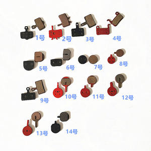 Plaquettes de frein à disque pour vélo de montagne, en résine semi-métallique composite, accessoires de freinage durables pour blocs de friction à étrier - Product Image 1