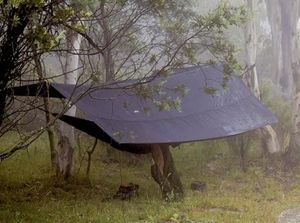 Hamac double léger en nylon 210T avec <span class=keywords><strong>lit</strong></span> balançoire extérieur portable moustiquaire pour le camping et la randonnée - Product Image 6