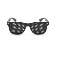 Lunettes d'exercice unisexe portables à petits trous corrigeants pour la vision, protection oculaire, promotionnelles OEM