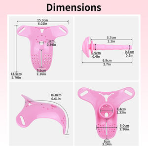 Ceinture de chasteté féminine FRRK, dispositif d'abstinence avec verrouillage CB, cage de chasteté, jouets sexuels pour hommes, jouets BDSM, culotte de bondage avec cathéter - Product Image 3