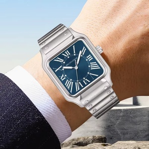 Nouvelles montres à quartz 34 mm 2025, mouvement japonais VH31, saphir bleu, ultra-minces, acier inoxydable, Relogio Masculino - Product Image 2