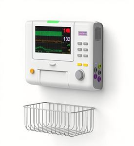 Sistema de Monitoramento Cardíaco <span class=keywords><strong>Fetal</strong></span> Portátil Veterinário com Doppler, Plástico Durável, Metal e Alimentação Elétrica – Máquina CTG - Product Image 2