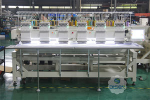 เครื่องปักผ้าอุตสาหกรรมแบบตั้งโต๊ะ 12 เข็ม หลายหัว ความจุสูง สำหรับปักหมวกเบสบอล กางเกงยีนส์ กระเป๋า งานปักแบบกำหนดเอง รุ่นใหม่ - Product Image 4