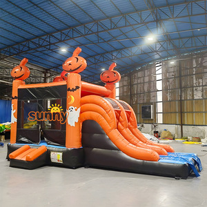 Château gonflable commercial à double allée, combo Halloween, à <span class=keywords><strong>vendre</strong></span> - Product Image 5