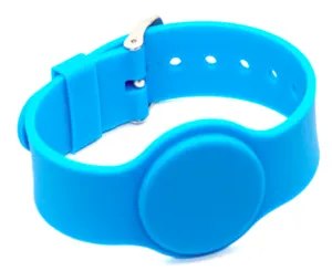 125khz TK4100 impermeable ajustable RFID pulsera de silicona pulsera/reloj de fabricante de China