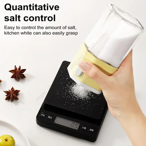 Dispensador de Especias para Cocina, Botella de Vidrio para Sal de 0.5g, Contenedor de Condimento para el Hogar - Product Image 3