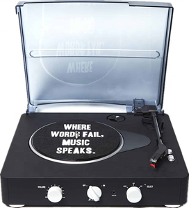 Xách tay không dây Stereo Loa không dây Bluetooth Transmitter <span class=keywords><strong>3</strong></span> tốc độ gramophone Turntable Vinyl ghi âm Máy nghe nhạc - Product Image 1