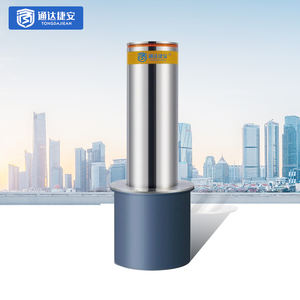 교통 장벽 스테인레스 스틸 전기 원격 제어 상승 볼라드 자동 개폐식 유압 볼라드 보안 - Product Image 5