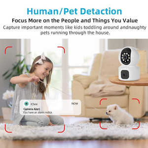 Cámara PTZ WiFi de 4MP con Doble Lente, Giro e Inclinación de 360°, Visión Nocturna a Todo Color, para Interiores, con Aplicación SuLink, para Monitoreo de Bebés, Mascotas y Seguridad del Hogar - Product Image 6