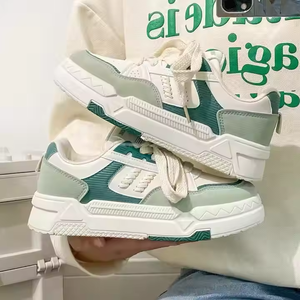 Chaussures de sport décontractées populaires pour femmes, nouvelle collection été 2025, en cuir de vachette blanc, semelle intermédiaire et extérieure en caoutchouc, style marche - Product Image 6