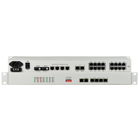 Workpro — convertisseur voix fqs/saxo pots à fibre, multiplexeur pcm de 16 canaux avec 4E1 4FE 4RS232