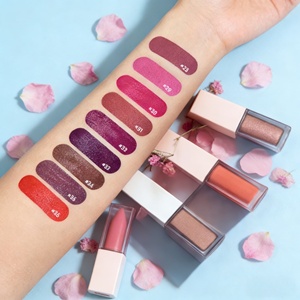 ลิปสติกเนื้อแมทท์กันน้ำ สีชัด ติดทนนาน 53 เฉดสี  วีแกน  ผสมแร่ธาตุ  น้ำหนัก 6.5 กรัม รับผลิตแบรนด์ส่วนตัวสำหรับผู้หญิง ขายส่ง พร้อมสกรีนโลโก้ - Product Image 4