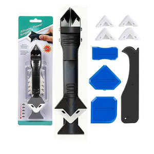 Multi-function <b>Caulking</b> Scraper Grout <b>Removal</b> <b>Tool</b> for Tile Joint Cleaning With 5 Size Pads Sealant Smooth <b>Remover</b> <b>Tool</b> Set - Product Image 2