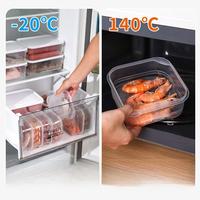 Boîte de conservation pour réfrigérateur, vente chaude, pour viande congelée, qualité alimentaire, pour légumes et fruits, avec couvercle