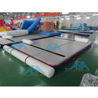 Bateau de pêche gonflable extérieur de plate-forme de quai flottant d'eau d'île de bain avec la tente gonflable de camping