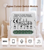 Module d'interrupteur intelligent Tuya RF pour rideaux, système domotique 250 V, module d'interrupteur réseau Zigbee 3.0 sans neutre, vente en gros