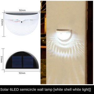ไฟอบอุ่นกันน้ำกลางแจ้งสำหรับรั้วสนามโคมไฟ ABS พลังงานแสงอาทิตย์ไฟรั้วสวน - Product Image 5