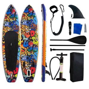 Planche à pagaie gonflable portable haut de gamme avec accessoires complets pour les activités de loisirs aquatiques en plein air - Product Image 4