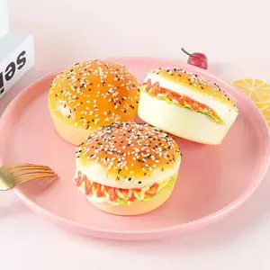 Simulation Food PU 9cm Artificial Cake Bread Model for Home Kitchen Party Decor