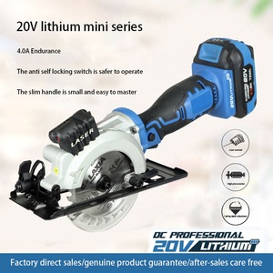 เลื่อยวงเดือนขนาดเล็กแบบพกพา 20V ลิเธียมอเนกประสงค์ สำหรับงานไม้ในครัวเรือน เครื่องมือช่างไม้แบบมือถือ สำหรับงาน DIY แบตเตอรี่ N277 20V ลิเธียม - Product Image 3