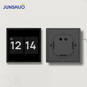 Junshuo Tuya 4 Inch Thông Minh ZigBee Cổng Nhà Máy Bán Hàng Trực Tiếp Nhà Thông Minh Bảng Điều Khiển Ips Wi-Fi EU 110V Tiêu Chuẩn 10A Max - Product Image 1