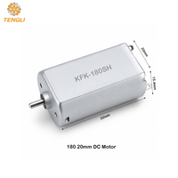 Motor Mikro DC Brushless Tengli FK-180 3V-12V 165g-cm Torsi Stall Opsional Encoder 12PPR CW CCW Dapat Disesuaikan untuk Otomatisasi Robot