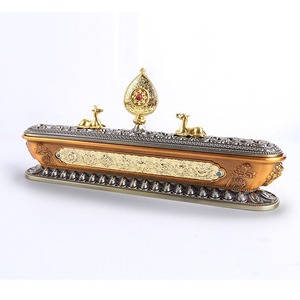 Ligne aromathérapie poêle tibétain ménage bouddha adorant appareils ornements alliage de cuivre tantrique Seddis pour Double cerf <span class=keywords><strong>Eig</strong></span> - Product Image 1