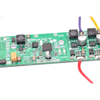 Carte de circuit imprimé de pilote LED de Shenzhen, assemblage PCBA pour éclairage de lampe LED avec PCB comme matériau de base