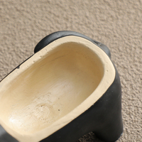 Mini pot de fleurs décoratif pour la maison, forme de chat, pour plantes succulentes, pour le rebord de fenêtre, pour les aloès, les cactus, petit pot