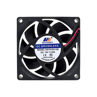 Kipas Pendingin Cpu 70 Mm, Kipas Pendingin Dc Komputer Pc Ventilator 70 Mm 12V 24V 70X70X15