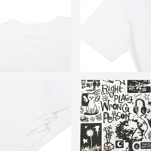 <span class=keywords><strong>T</strong></span>-<span class=keywords><strong>shirt</strong></span> da uomo personalizzata in cotone 100% a maniche corte, girocollo, stile vintage, all'ingrosso, con stampa - Product Image 5