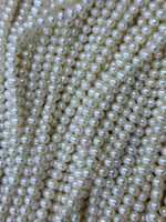 Perles d'eau douce naturelles Edwin en gros, qualité AAAA, blanches et roses, 5,5-6,5 mm, forme œuf/pomme de terre, sans noyau, sans imperfections, aspect brillant