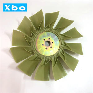 Fabrieksdirect levering 6D102 dieselmotor ventilatorblad voor rupskraan, zilverkleurig, 100% nieuw - Product Image 4