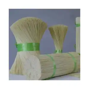 Stik bambu pemutih produk dupa bulat sekali pakai untuk membuat dupa