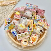 Jouets Mini Taba Mochi en gros, jouets kawaii, nourriture de simulation, sacs cadeaux pour fêtes, cadeaux d'anniversaire unisexes, squishies, jouets anti-stress