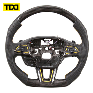 Volante de Fibra de Carbono Real TDD Compatible con Ford Focus MK3 MK2 ST RS 2015 2016 2018 2019 - Product Image 5
