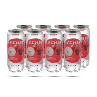 Elisha 350ml Eau gazeuse aromatisée aux fruits Boisson non alcoolisée faible en gras pour adultes et enfants 24 canettes/carton