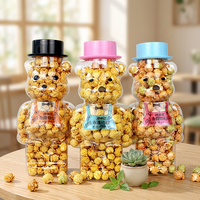 PopcornFactory Popcorn en vrac nutritif sans graisses trans, saveur caramel, snacks céréaliers uniques, friandises semi-molles et sucrées, sachet de 280g