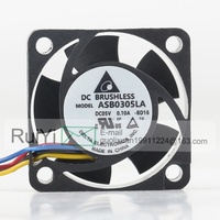 Delta 12V 24V 48V DC5V 0.10A AC EC 3010 30X30X10MM 3CM Notebook Inversor de medición de velocidad ultrasilencioso ASB0305LA-BD16 CoolingFan