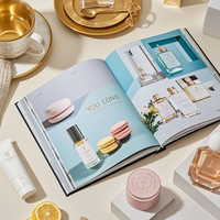 Impression de brochures, de catalogues, de livrets, de dépliants, de flyers pliés, de format A3, A4, A5, prix d'usine personnalisé, publicité promotionnelle