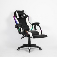 Allemagne Chaise De Gaming RGB air Cooling Warm up Lumber Back Cushion RGB Gaming Chair Full Massage Backrest Sillas Gamer