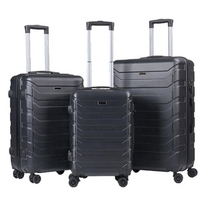 Ensemble de valises de voyage modernes et légères en ABS, avec logo personnalisé, tailles <span class=keywords><strong>FR</strong></span> 20, 24, 28, à roulettes pivotantes, vente en gros à prix réduit - Product Image 1
