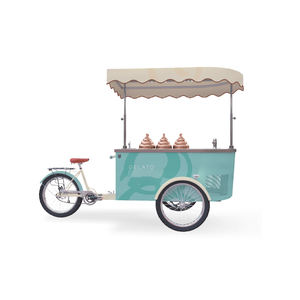Carrito de <span class=keywords><strong>Gelat</strong></span> móvil, máquina todo en uno, máquina para hacer helados, se combina con carrito de Gelato para exteriores de calle - Product Image 1