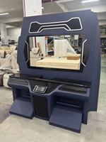 Siège arrière VIP style cloison pour Dingkong HiAce Vito MPV, avec plafond étoilé et éclairage d'ambiance |   Fabricant OEM sur mesure