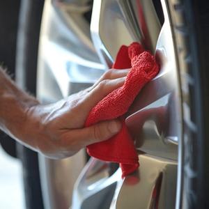 Paños de Limpieza de Microfibra Absorbentes de Agua, Toallas de Cocina Rojas, Amarillas y Azules, Toallas de Microfibra para Autos - Product Image 3