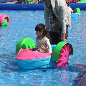 Großhandel Schwimmbad fwu lange Plastik kurbel Erwachsene und Kinder Hand Paddel boot
