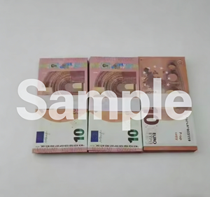 ธนบัตรยูโรปลอมเหมือนจริง ใช้เป็นอุปกรณ์ประกอบฉากในภาพยนตร์ ตกแต่งเทศกาลอีสเตอร์ ฮาโลวีน และคริสต์มาส - Product Image 2