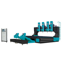 Machine de perçage CNC à portique robuste Raintech pour le traitement des tôles de chaudière et des plaques d'échangeur thermique