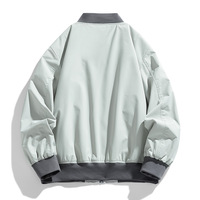 Manteau d'extérieur pour hommes Veste de printemps et d'automne Version coréenne Tendance Décontractée Couleur unie Uniforme Baseball Manteau Veste OEM