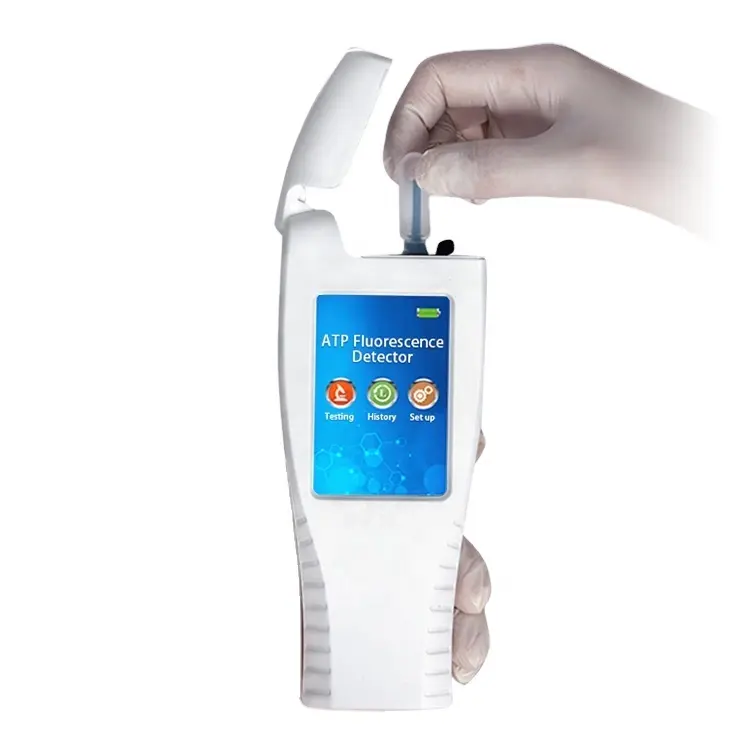 Détecteur de fluorescence atp portable kit de testeur de qualité de l'eau équipement de test microbiologique